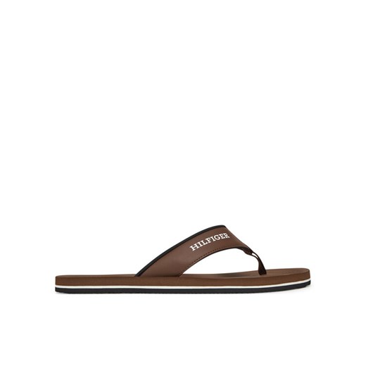 Japonki Tommy Hilfiger Padded Comfort Hilfiger B Sandal FM0FM05440 Brązowy Tommy Hilfiger 41 eobuwie.pl
