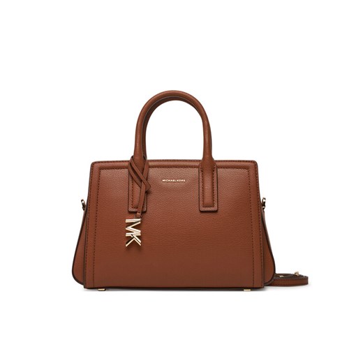 Torebka MICHAEL Michael Kors Laila 30S5G9IS1L Brązowy ze sklepu eobuwie.pl w kategorii Kuferki - zdjęcie 182061309