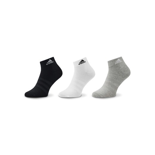 Skarpety Niskie Unisex adidas Thin and Light Ankle Socks 3 Pairs IC1283 Szary ze sklepu eobuwie.pl w kategorii Skarpetki dziecięce - zdjęcie 182061485