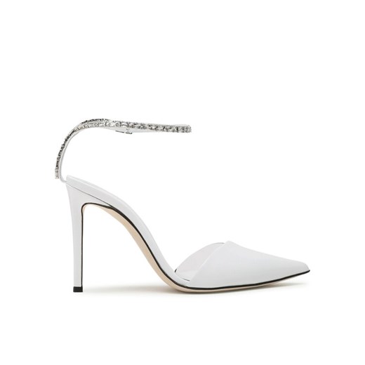 Sandały GIUSEPPE ZANOTTI I250002 Biały ze sklepu eobuwie.pl w kategorii Czółenka - zdjęcie 182061585