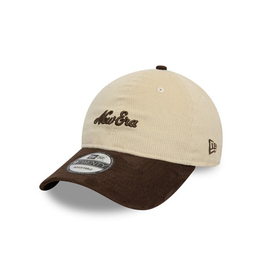 Czapka z daszkiem New Era Premium Cord 9Twenty 60595315 Beżowy ze sklepu eobuwie.pl w kategorii Czapki z daszkiem damskie - zdjęcie 182061637