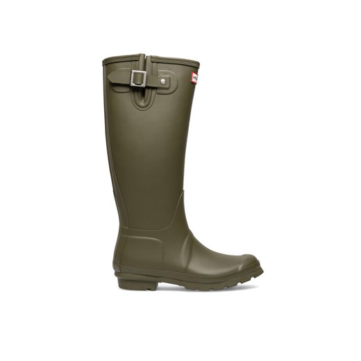 Kalosze Hunter HFW-004 Khaki ze sklepu eobuwie.pl w kategorii Kalosze damskie - zdjęcie 182061656