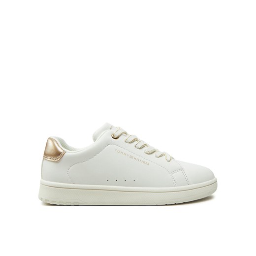 Sneakersy Tommy Hilfiger Low Cut Lace-Up Sneaker T3A9-33736-1355 M Biały ze sklepu eobuwie.pl w kategorii Buty sportowe dziecięce - zdjęcie 182061708