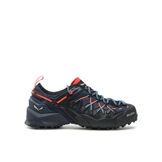 Trekkingi Salewa Ws Wildfire Edge Gtx GORE-TEX 61376-3965 Granatowy ze sklepu eobuwie.pl w kategorii Buty trekkingowe damskie - zdjęcie 182061859