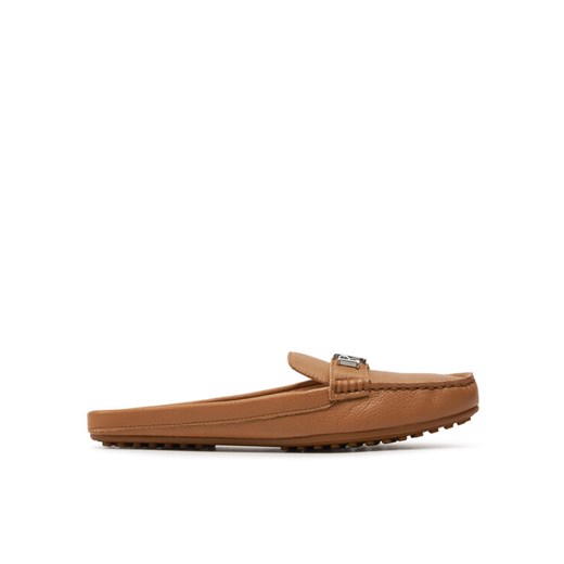 Klapki Lauren Ralph Lauren 802937814009 Brązowy ze sklepu eobuwie.pl w kategorii Klapki damskie - zdjęcie 182061897