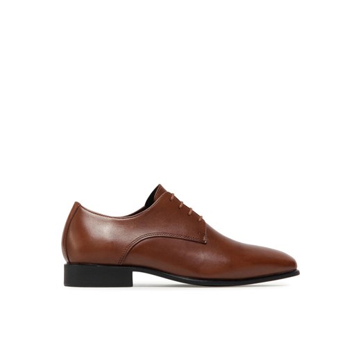 Półbuty Geox U High Life B U0299B 00043 C6026 Brązowy ze sklepu eobuwie.pl w kategorii Buty eleganckie męskie - zdjęcie 182061906