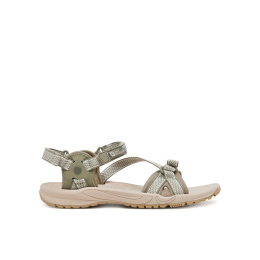 Sandały Jack Wolfskin Lakewood Ride Sandal M 4019041 Beżowy ze sklepu eobuwie.pl w kategorii Sandały damskie - zdjęcie 182061987