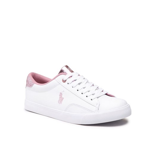 Tenisówki Polo Ralph Lauren Theron V RF104103 Biały ze sklepu eobuwie.pl w kategorii Trampki dziecięce - zdjęcie 182061998