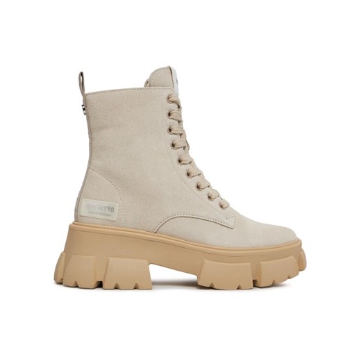 Trapery Steve Madden Tanker Bootie SM11001261 SM11001261-846 Beżowy ze sklepu eobuwie.pl w kategorii Workery damskie - zdjęcie 182062128