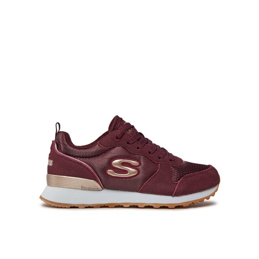 Sneakersy Skechers Goldn Gurl 111/BURG Bordowy ze sklepu eobuwie.pl w kategorii Buty sportowe damskie - zdjęcie 182062147