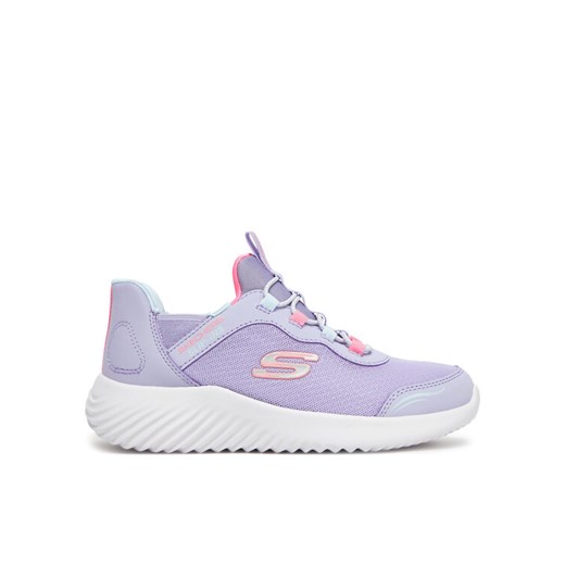 Sneakersy Skechers Bounder-Simple Cute 303585L/LAV Fioletowy ze sklepu eobuwie.pl w kategorii Buty sportowe dziecięce - zdjęcie 182062318