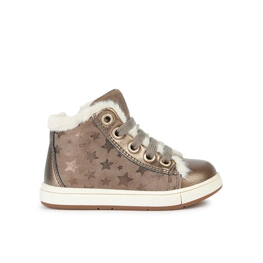 Sneakersy Geox B Trottola Girl B364AD 007NF C9006 S Szary ze sklepu eobuwie.pl w kategorii Buty zimowe dziecięce - zdjęcie 182062328