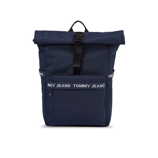Plecak Tommy Jeans Essential Rolltop AM0AM11515 Granatowy ze sklepu eobuwie.pl w kategorii Plecaki - zdjęcie 182062448