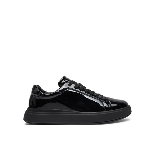 Sneakersy Calvin Klein Low Top Lace Up Pat HM0HM01602 Czarny ze sklepu eobuwie.pl w kategorii Buty sportowe męskie - zdjęcie 182062507