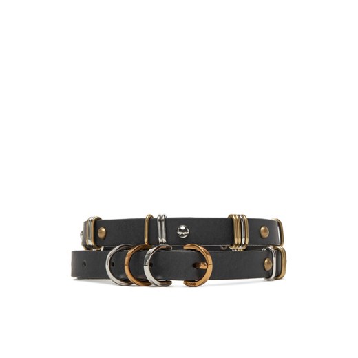 Pasek Damski PINKO Cerise H1.5 Belt 20251 PLT01 104587 A2BA Czarny ze sklepu eobuwie.pl w kategorii Paski damskie - zdjęcie 182062588