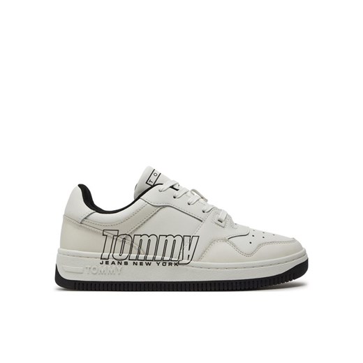 Sneakersy Tommy Jeans Tjm Basket Logo EM0EM01257 Biały Tommy Jeans 44 eobuwie.pl