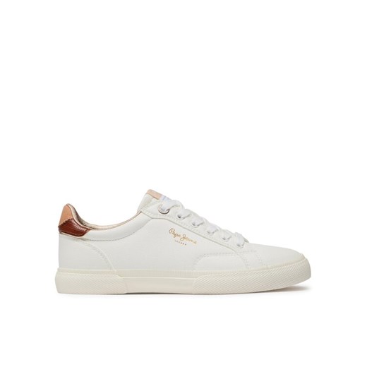 Sneakersy Pepe Jeans PLS31537 Biały ze sklepu eobuwie.pl w kategorii Trampki damskie - zdjęcie 182062778