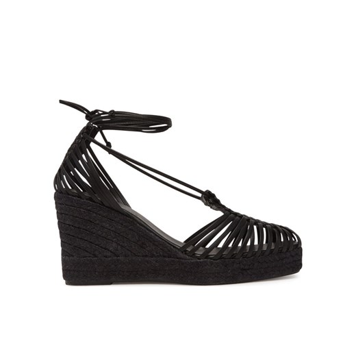 Espadryle Weekend Max Mara Quirino 2515521115670 Czarny ze sklepu eobuwie.pl w kategorii Espadryle damskie - zdjęcie 182062945