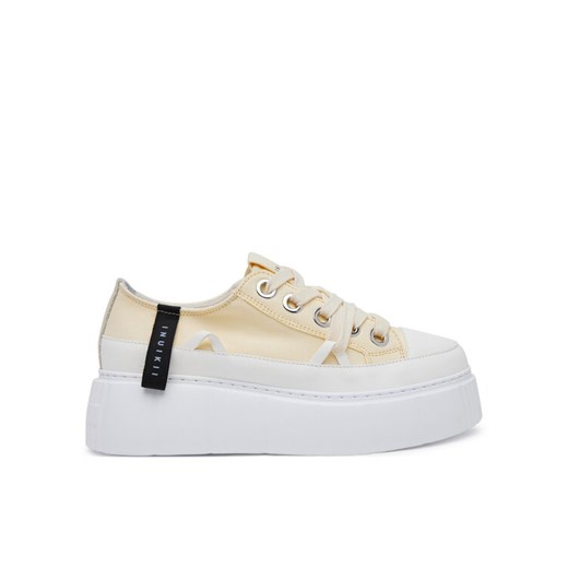 Trampki Inuikii Matilda Canvas Low 30102-025 Żółty ze sklepu eobuwie.pl w kategorii Trampki damskie - zdjęcie 182062998