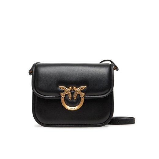 Torebka PINKO Love Box Bag Fl Mini 104297 A26L Czarny ze sklepu eobuwie.pl w kategorii Listonoszki - zdjęcie 182063015