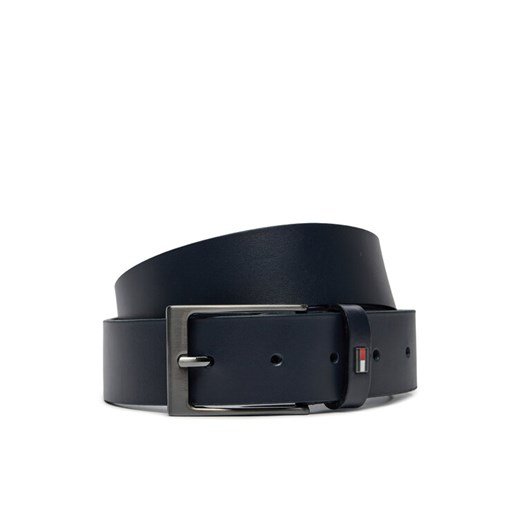 Pasek Męski Tommy Hilfiger Layton Adj 3.5 AM0AM12662 Granatowy ze sklepu eobuwie.pl w kategorii Paski męskie - zdjęcie 182063075