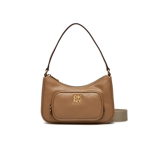 Torebka DKNY Philo Tz Shoulder R423KE51 Brązowy ze sklepu eobuwie.pl w kategorii Listonoszki - zdjęcie 182063108