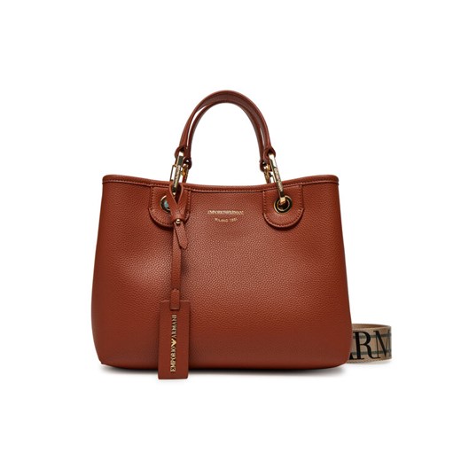 Torebka Emporio Armani EW000361 AF12103 M6030 Brązowy ze sklepu eobuwie.pl w kategorii Torebki damskie - zdjęcie 182063119
