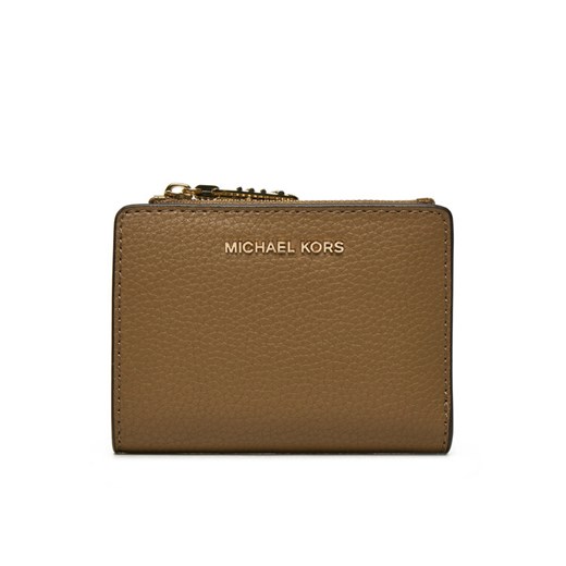 Mały Portfel Damski MICHAEL Michael Kors 32S4G8ED7L Brązowy ze sklepu eobuwie.pl w kategorii Portfele damskie - zdjęcie 182063158
