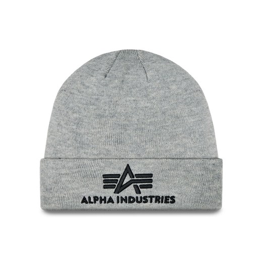 Czapka Alpha Industries 3D Beanie 168910 Szary ze sklepu eobuwie.pl w kategorii Czapki zimowe męskie - zdjęcie 182063398