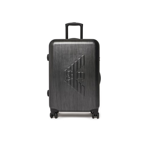 Walizka średnia Emporio Armani EM001930 AF15459 U8097 Szary ze sklepu eobuwie.pl w kategorii Walizki - zdjęcie 182063446