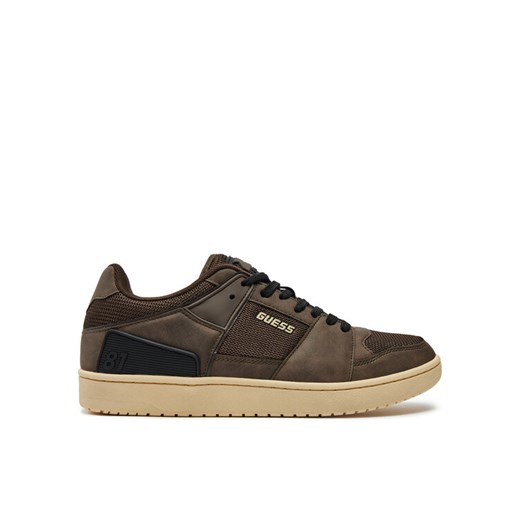 Sneakersy Guess Sava Low FMTSAL FAB12 Brązowy ze sklepu eobuwie.pl w kategorii Buty sportowe męskie - zdjęcie 182063449