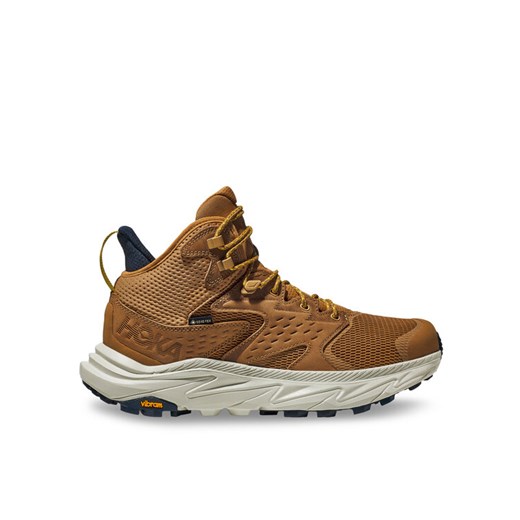 Trekkingi Hoka Anacapa 2 Mid Gtx GORE-TEX 1141633 Brązowy ze sklepu eobuwie.pl w kategorii Buty trekkingowe męskie - zdjęcie 182063459