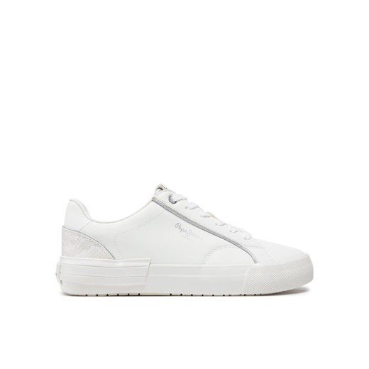 Sneakersy Pepe Jeans PLS31580 Biały ze sklepu eobuwie.pl w kategorii Buty sportowe damskie - zdjęcie 182063488