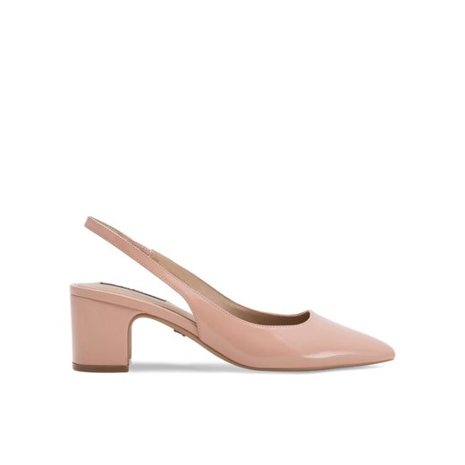 Sandały Nine West 123AL1938-1 Beżowy ze sklepu eobuwie.pl w kategorii Czółenka - zdjęcie 182063526