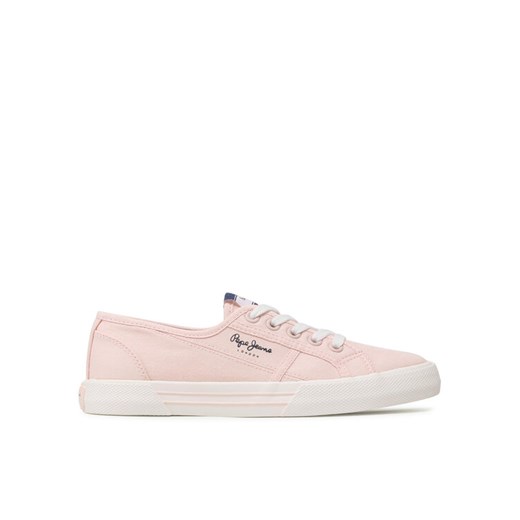 Tenisówki Pepe Jeans Brady W Basic PLS31287 Różowy ze sklepu eobuwie.pl w kategorii Trampki damskie - zdjęcie 182063747
