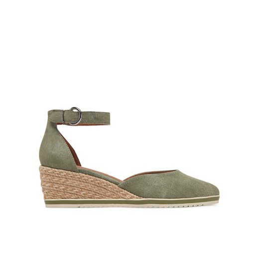 Espadryle Tamaris 1-22319-44 Khaki ze sklepu eobuwie.pl w kategorii Espadryle damskie - zdjęcie 182063755