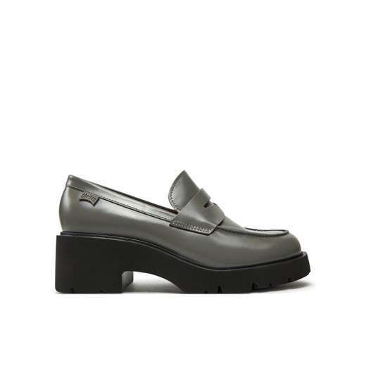 Loafersy Camper Milah K201425-020 Szary ze sklepu eobuwie.pl w kategorii Lordsy damskie - zdjęcie 182063815