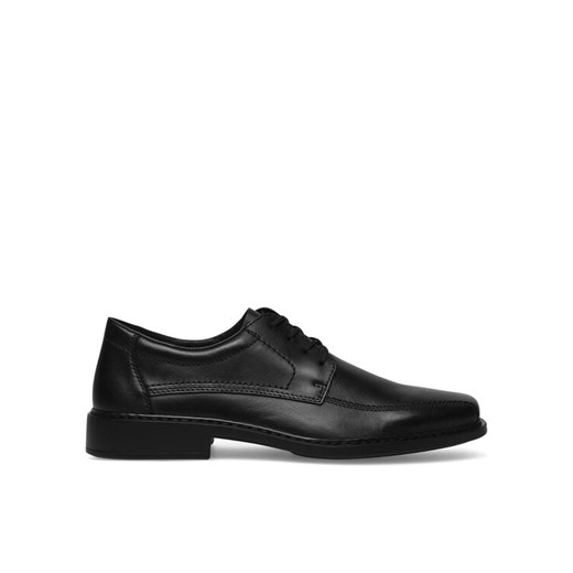 Półbuty Rieker B0812-00 Czarny ze sklepu eobuwie.pl w kategorii Buty eleganckie męskie - zdjęcie 182063857