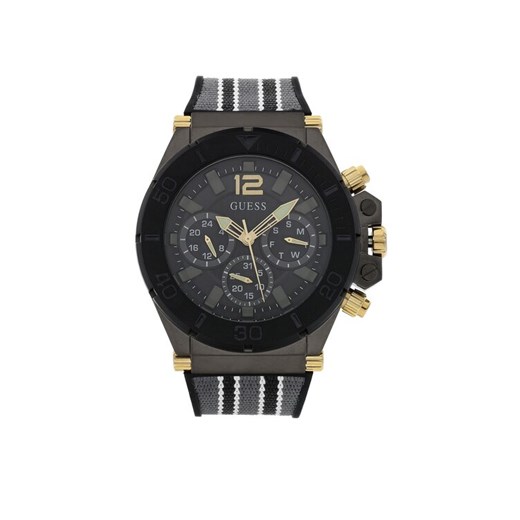 Zegarek Guess GW0415G3 Czarny ze sklepu eobuwie.pl w kategorii Zegarki - zdjęcie 182063978
