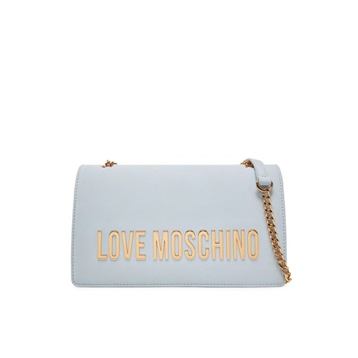 Torebka LOVE MOSCHINO JC4192PP1MKD0712 Błękitny ze sklepu eobuwie.pl w kategorii Kopertówki - zdjęcie 182064098