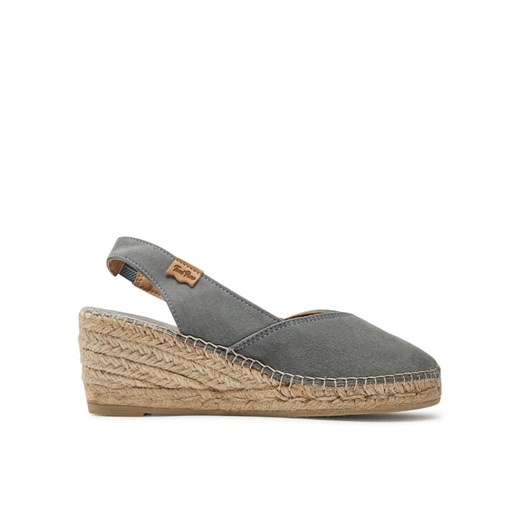 Espadryle Toni Pons Betty-A Szary ze sklepu eobuwie.pl w kategorii Espadryle damskie - zdjęcie 182064118