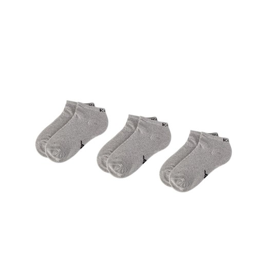 Zestaw 3 par niskich skarpet unisex Kappa 704275 Szary ze sklepu eobuwie.pl w kategorii Skarpetki damskie - zdjęcie 182064177