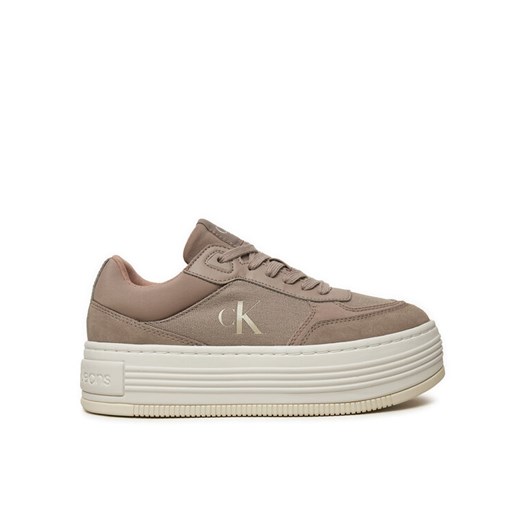 Sneakersy Calvin Klein Jeans YW0YW01638 Szary ze sklepu eobuwie.pl w kategorii Buty sportowe damskie - zdjęcie 182064449