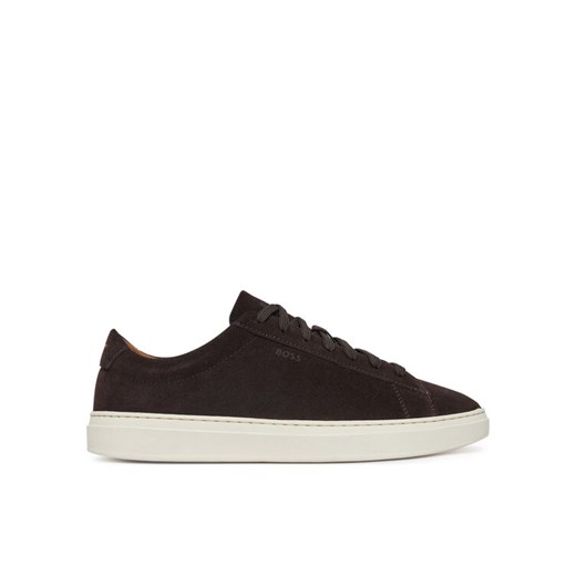 Sneakersy BOSS Kieran 50541868 Brązowy ze sklepu eobuwie.pl w kategorii Buty sportowe męskie - zdjęcie 182064478