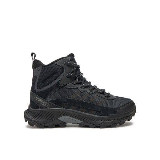 Trekkingi Merrell Speed Strike 2 Thermo Mid Wp J037767 Czarny ze sklepu eobuwie.pl w kategorii Buty trekkingowe męskie - zdjęcie 182064487