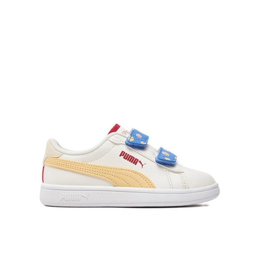 Sneakersy Puma Smash 3.0 Summer Camp V Ps 395604-01 Écru ze sklepu eobuwie.pl w kategorii Trampki dziecięce - zdjęcie 182064495