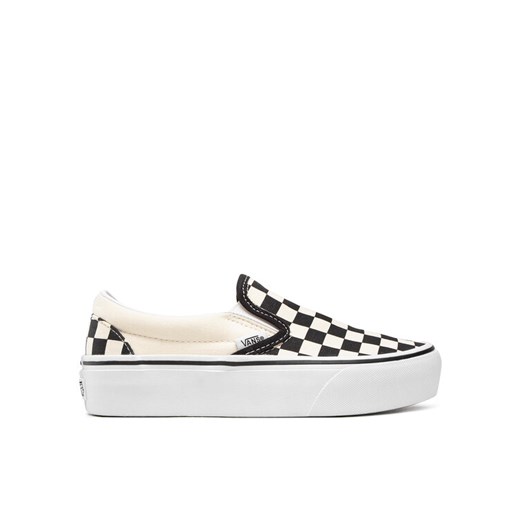 Tenisówki Vans Classic Slip-On P VN00018EBWW Biały ze sklepu eobuwie.pl w kategorii Trampki damskie - zdjęcie 182064626