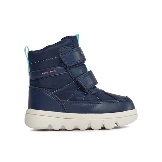 Śniegowce Geox B Willaboom Girl B A B365AE 0FU54 C4002 S Granatowy ze sklepu eobuwie.pl w kategorii Buty zimowe dziecięce - zdjęcie 182064696