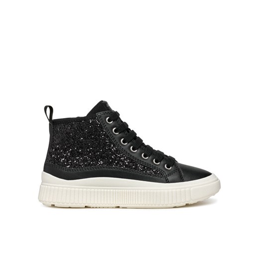 Sneakersy Geox J Laquinny Girl J46M3D 0EWBC C9999 M Czarny ze sklepu eobuwie.pl w kategorii Buty sportowe dziecięce - zdjęcie 182064748