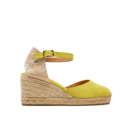 Espadryle Castañer Carol/6/002 021655 Żółty ze sklepu eobuwie.pl w kategorii Espadryle damskie - zdjęcie 182064807